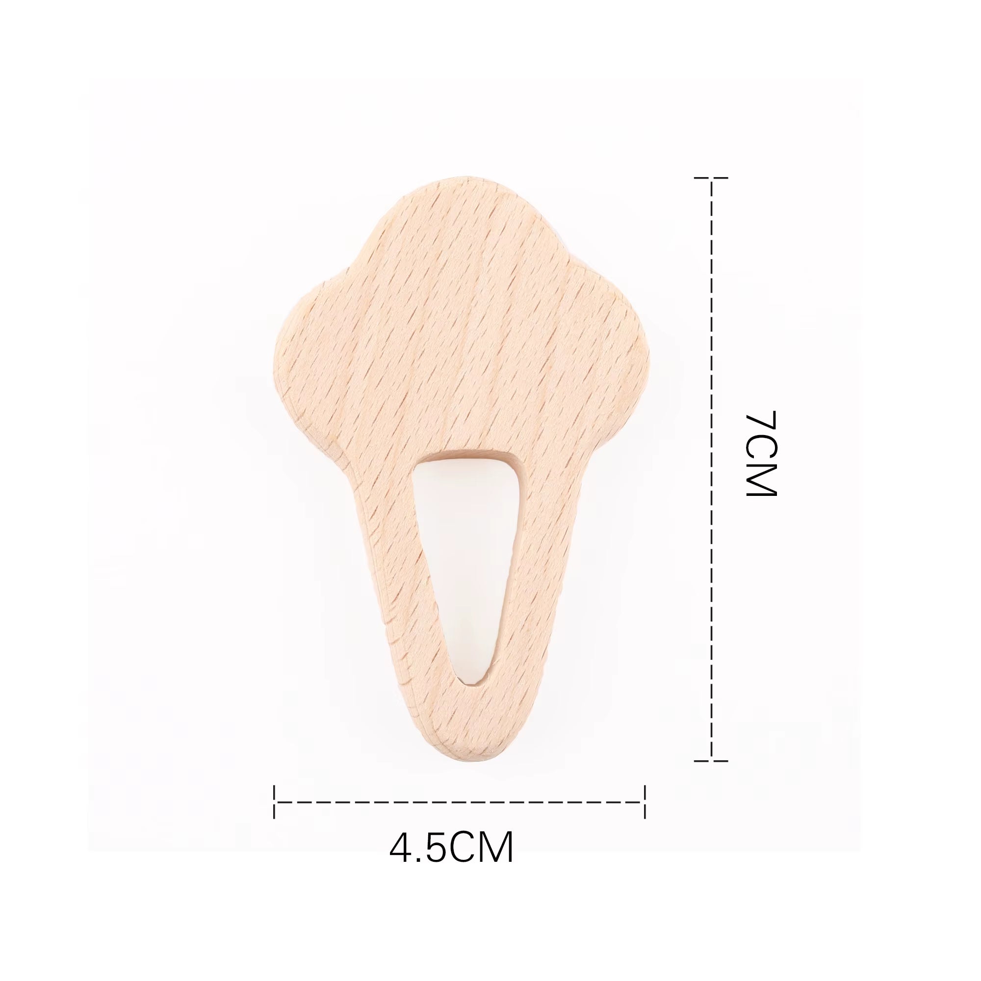 10Pc Baby Wooden Teether Beech Bee Pacifier Teeth Pendant Wooden Baby Gym Toys Montessori Animals Baby Products Newborn Gift Kid