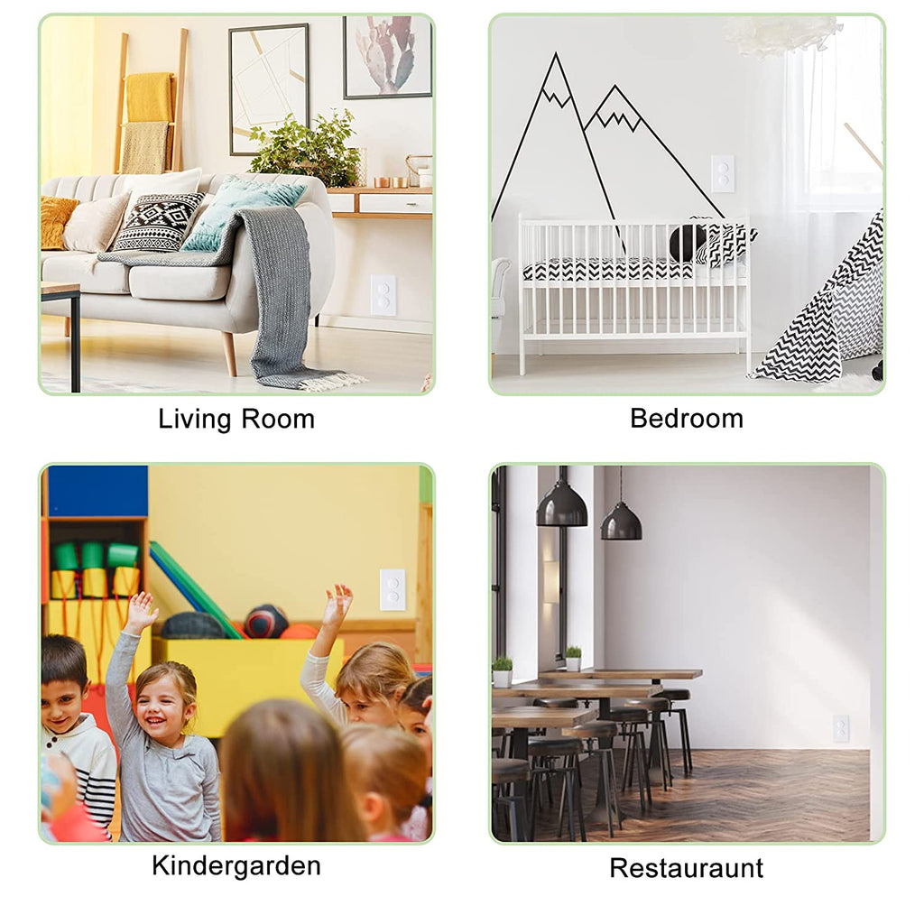 Outlet Covers Baby Proofing White - 38 Pack Plug Covers for Electrical Outlets, Child Proof Socket Covers, Baby Safety Products for Home, Office, Easy Insatllation