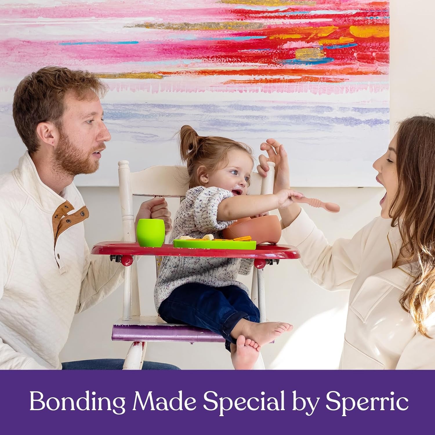 Silicone Baby Spoon Set - Baby Led Weaning First Stage Feeding Utensils, Gum Friendly, BPA & Phthalate Free