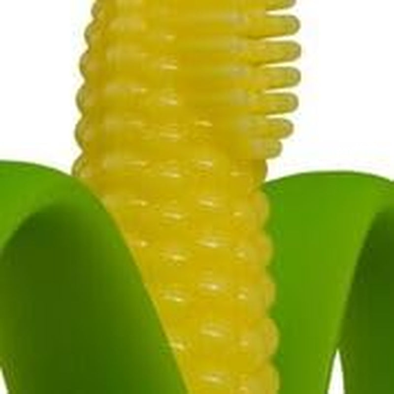 - Corn Cob Toothbrush®, Training Teether Tooth Brush for Infant, Baby, and Toddler, Made in USA, Butter-Soft Bristles,Bendable Food Grade Silicone, Family-Owned Buisness since 2009