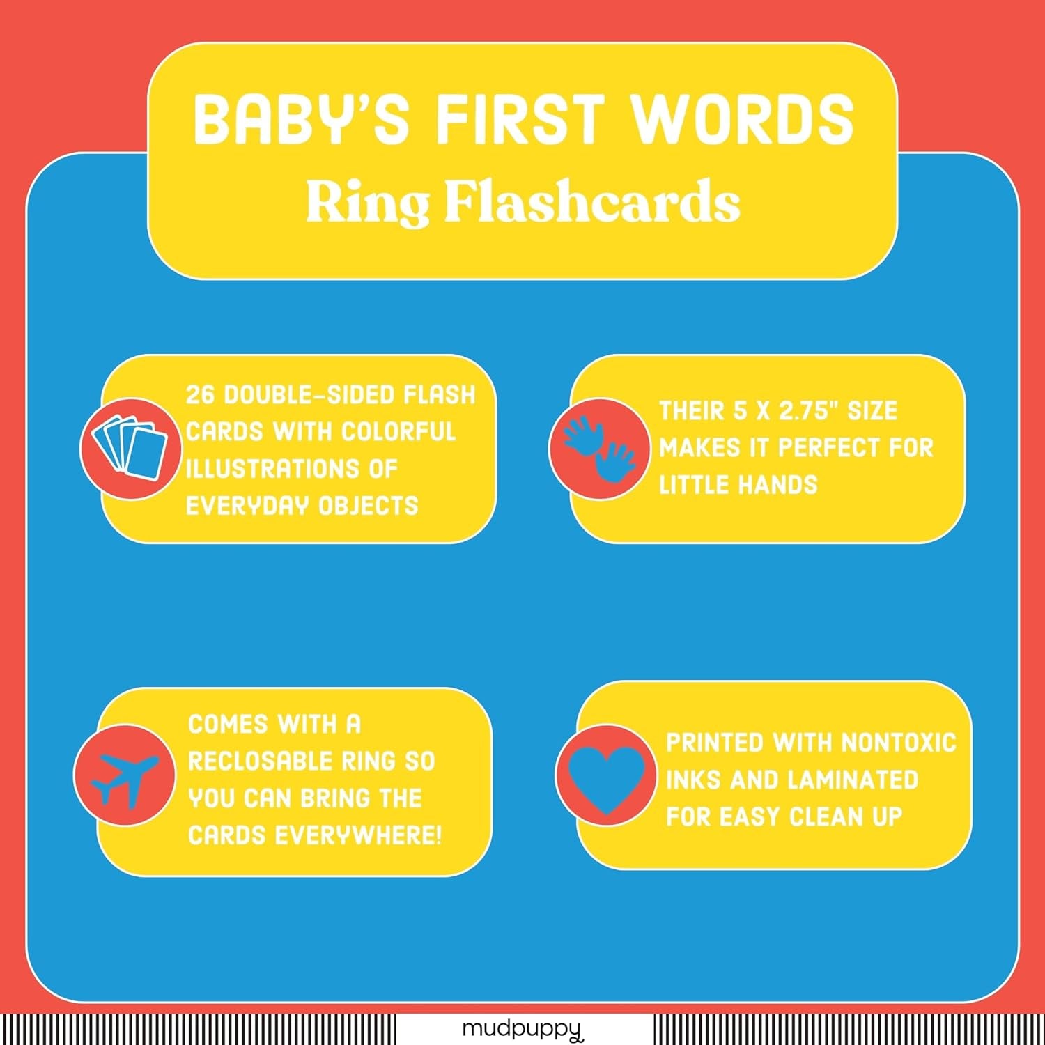 Flashcard Ring Baby'S First Words